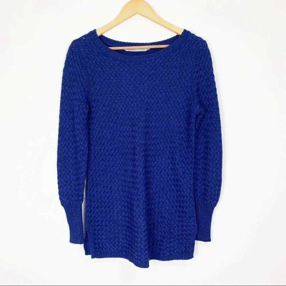 Athleta Cyprus Blue Sweater‎ Long Sleeve Size M